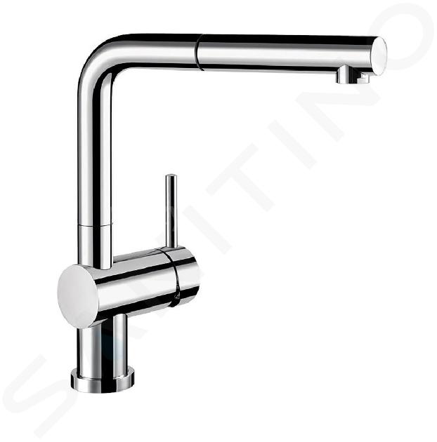 Blanco Linus S - Mitigeur d’évier avec douchette extractible, chrome 512402