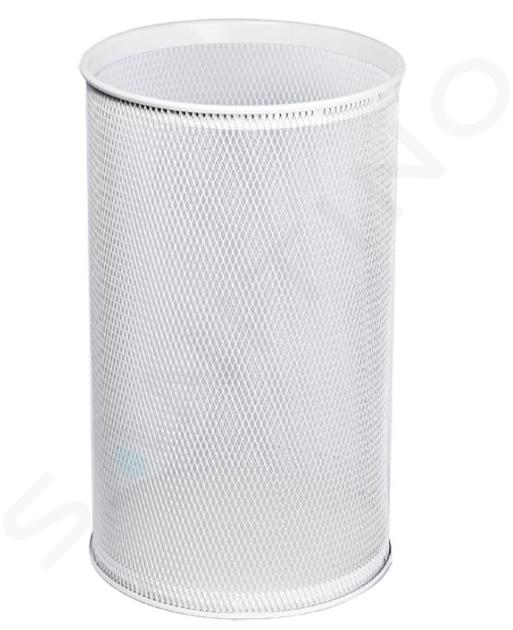 Sanela Cestas de alambre - Cubo de basura, 32 l, blanco SLZN 98A