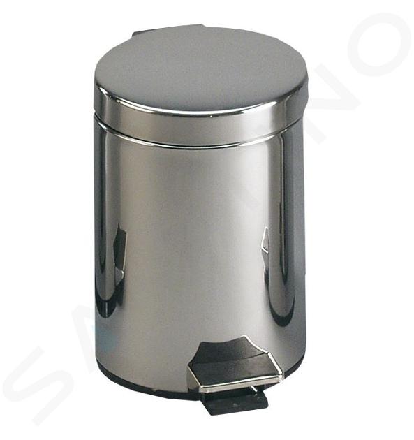 Sanela Pattumiere in acciaio inox - Pattumiera in acciaio inox, 5 l, opaco SLZN 11X