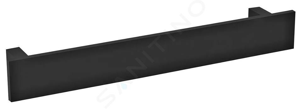Sapho Patron - Suport prosop, lungime 45 cm, negru mat PX051