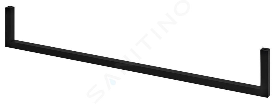 Sapho Avice - Držiak uterákov, dĺžka 60 cm, čierna mat VC475