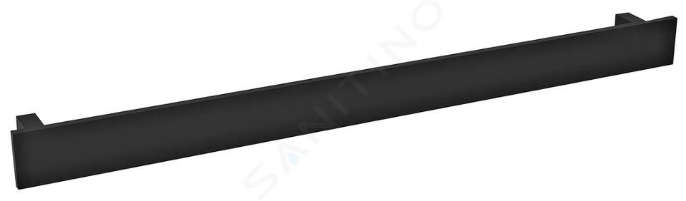 Sapho Patron - Suport prosop, lungime 80 cm, negru mat PX079