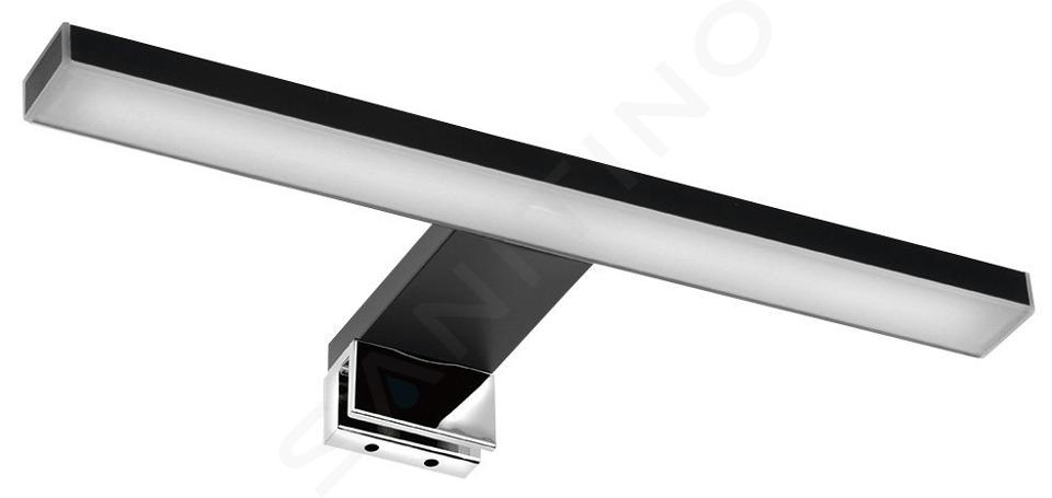 Sapho Illuminazione - Apparecchio LED Esther, 280x14x107 mm, 6 W, nero E27679CI