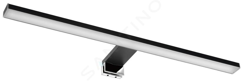 Sapho Verlichting - LED-armatuur Esther, 500x14x107 mm, 8 W, zwart E27586CI