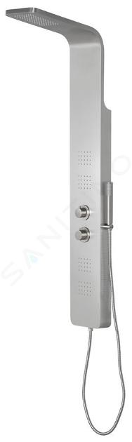 Sapho Prestige - Duschpaneel mit Thermostat, 200x1400 mm, Edelstahl WN337