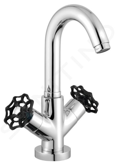 Sapho Reitano Rubinetteria Industry - Umývadlová batéria, chróm/čierna 517TT