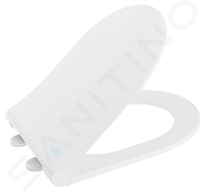 Sapho Slim - Copriwater, Soft Close, bianco/cromo 100787