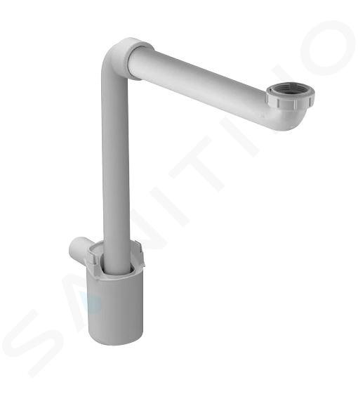 Duravit Accessori - Sifone salvaspazio 1 1/4, bianco alpino 0050760000