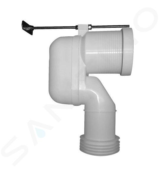 Duravit Accessoires - coude de raccordement Vario pour WC, évacuation par le bas 8990250000