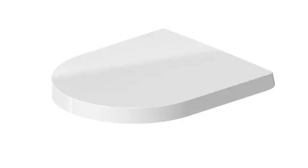 Duravit ME by Starck - Asiento de WC Compact, blanco/blanco satinado mate 0020192600