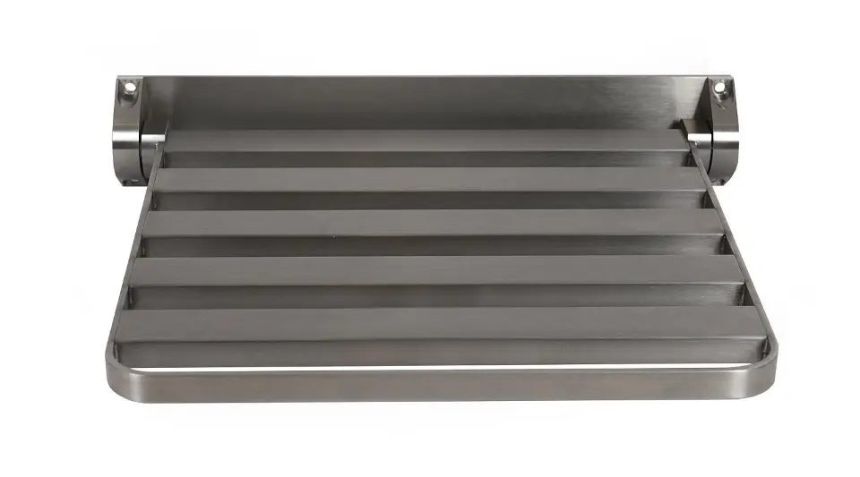 Reming Productos de acero inoxidable - Asiento plegable, acero inoxidable cepillado ALT2