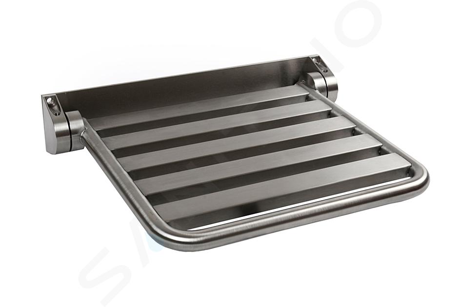 Reming Accessoires en inox - Abattant rabattable, inox brossé ALT7