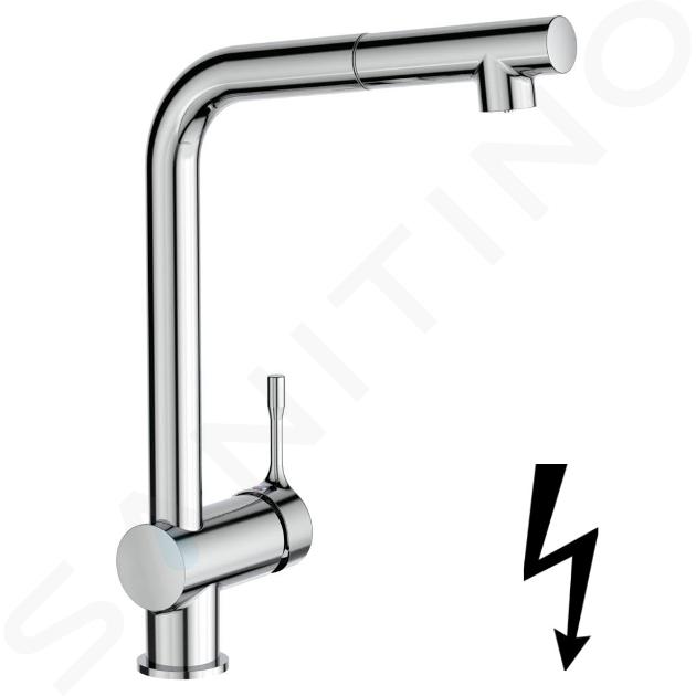 Ideal Standard Ceralook - Miscelatore da lavello con bocca di erogazione estraibile, cromo BC177AA