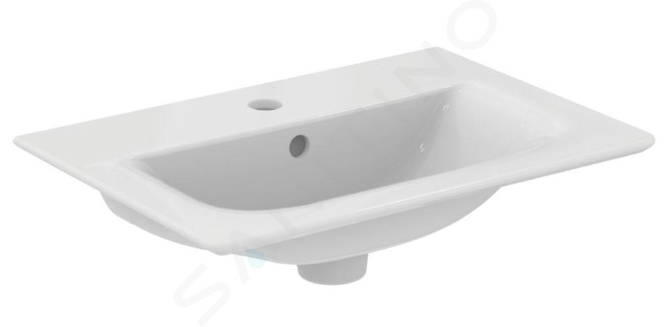 Ideal Standard Connect Air - Lavabo da mobile 540x380x155 mm, con troppopieno, 1 foro per miscelatore, bianco E029601