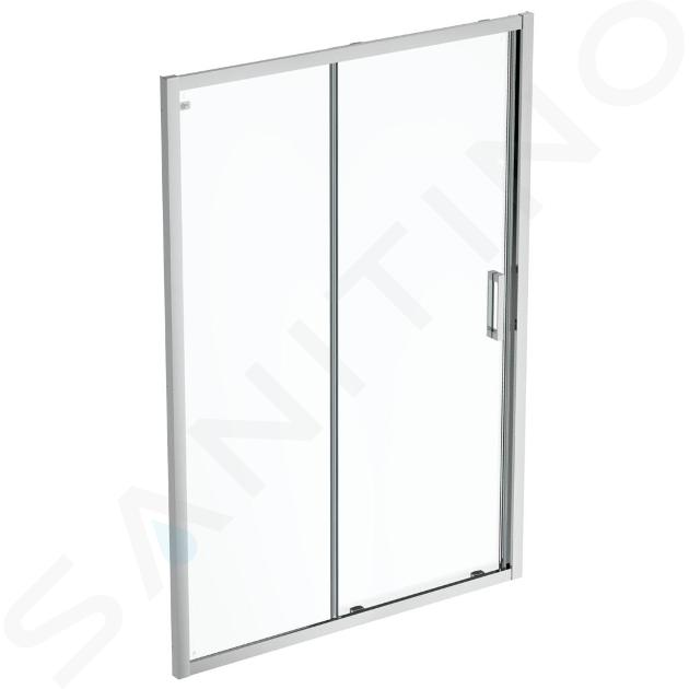 Ideal Standard Connect 2 - Porte de douche coulissante, 2 pièces, 1.000 mm, silver bright/verre clair K9273EO