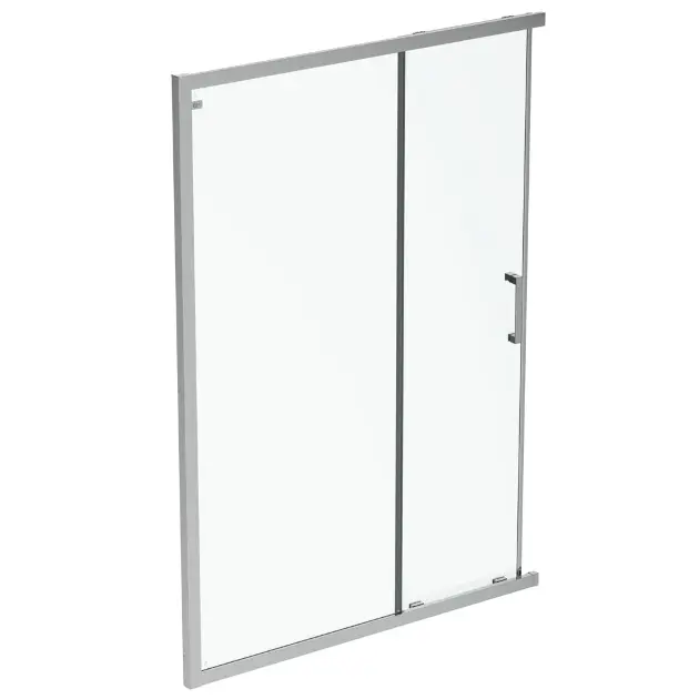 Levně Ideal Standard Connect 2 - Posuvné sprchové dveře, dvoudílné, 90 cm, silver bright/čiré sklo K9261EO