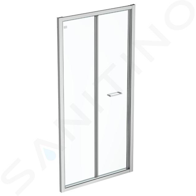 Ideal Standard Connect 2 - Porte de douche pliante 850 mm, silver bright/verre clair K9286EO