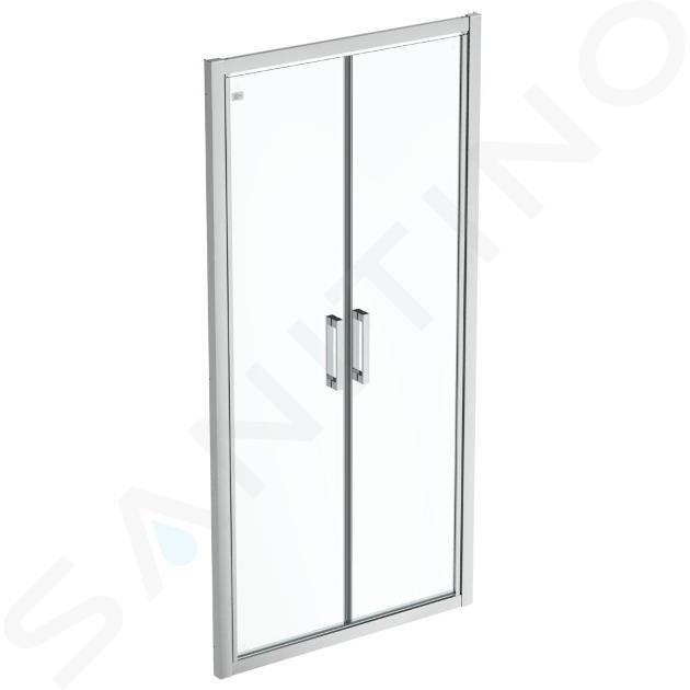 Ideal Standard Connect 2 - Klapdeur 100 cm, silver bright/helder glas K9296EO