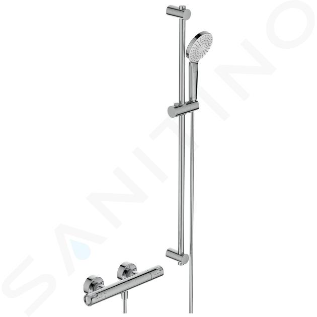 Ideal Standard CeraTherm - Colonne de douche T50 avec thermostat, 3 jets, chrome A7218AA