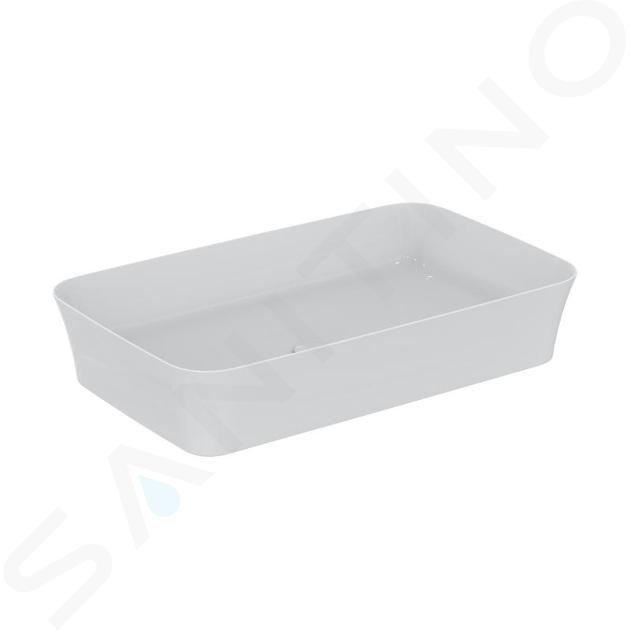 Ideal Standard Ipalyss - Lavabo da appoggio, 550x380 mm, senza troppopieno, bianco E207601