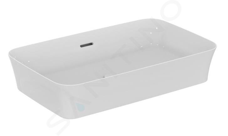 Ideal Standard Ipalyss - Lavabo da appoggio, 550x380 mm, con troppopieno, bianco E207801