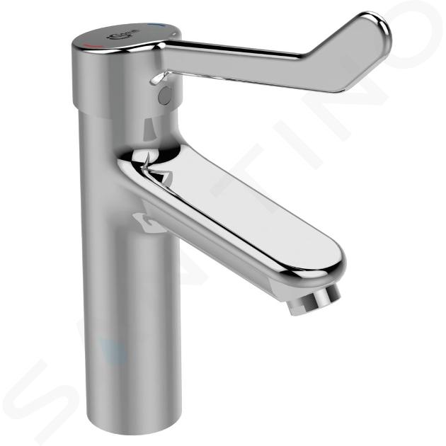 Ideal Standard Ceraplus II - Grifo de lavabo Grande con palanca médica, cromo BC106AA