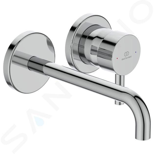 Ideal Standard CeraLine - Miscelatore ad incasso per lavabo, montaggio a 2 fori, cromo A6938AA