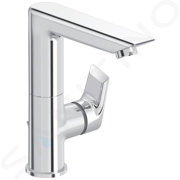 Ideal Standard Tesi - Grifo de lavabo con desagüe y caño giratorio, cromo A6754AA