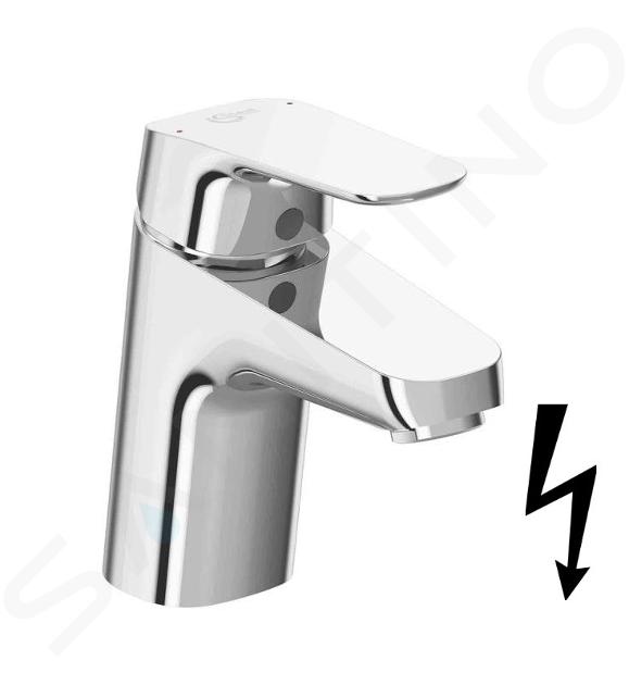 Ideal Standard CeraFlex - Miscelatore da lavabo, con sistema di scarico, cromo B1838AA