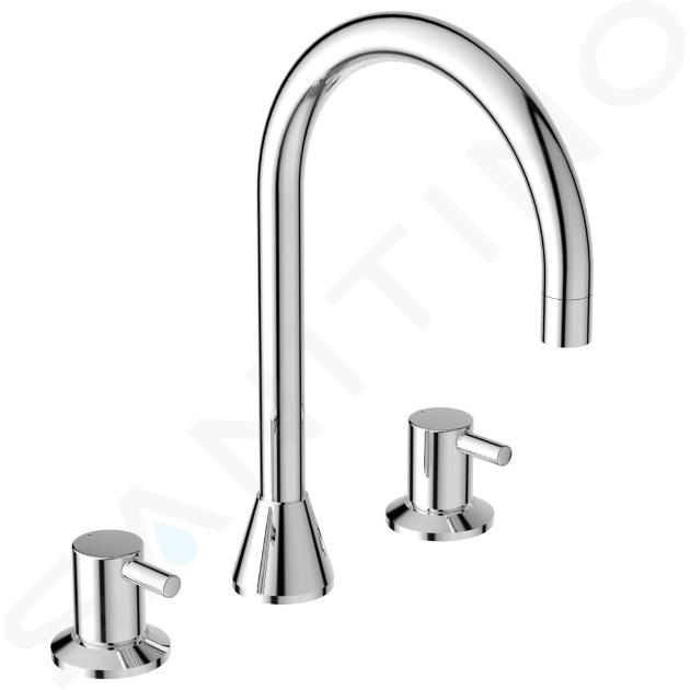 Ideal Standard Ceraline Kit Rubinetteria Lavabo a muro, bidet e doccia