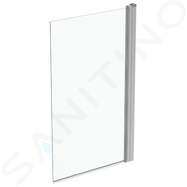 Ideal Standard Connect 2 - Fürdőképernyő 800x1400 mm, ezüst fényes/tiszta üveg T9923EO