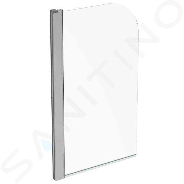 Ideal Standard Connect 2 - Fürdőképernyő 800x1400 mm, ezüst fényes/tiszta üveg T9924EO