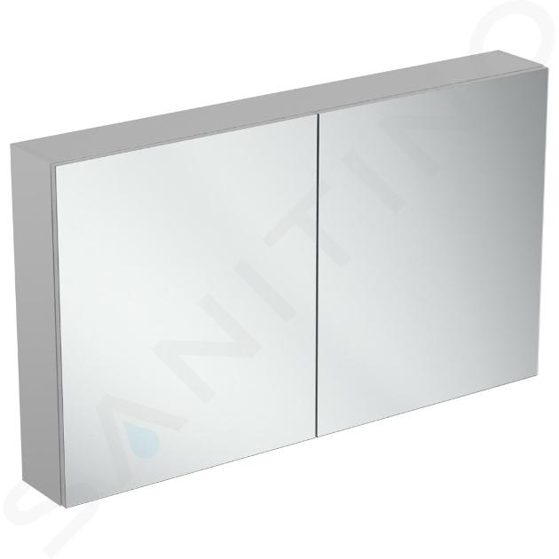 Ideal Standard Mirror&Light - Armadietto a specchio 100x70 cm, alluminio T3592AL