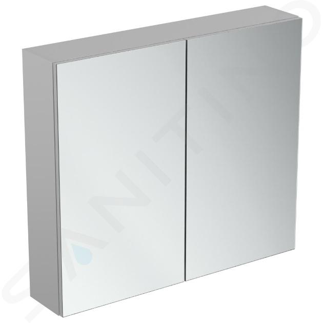 Ideal Standard Mirror&Light - Spiegelkast 80x70 cm, aluminium T3591AL