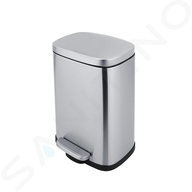 Nimco Poubelles - Poubelle, 5 l, inox mat KOS 8005-10