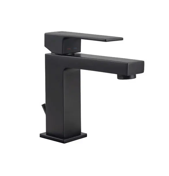 Paffoni Elle - Umývadlová batéria s výpusťou 1 1/4, matná čierna EL075NO