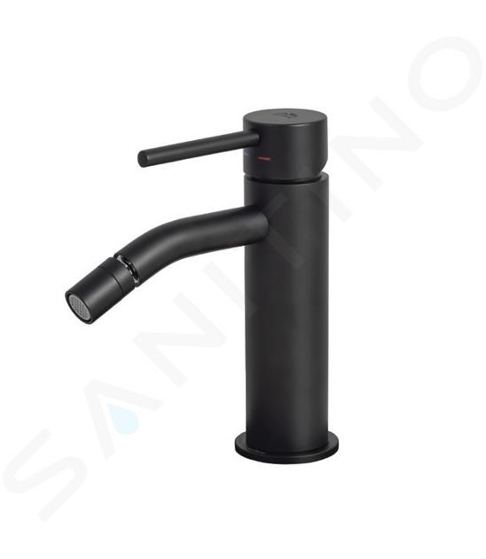 Paffoni Light - Robinetterie de bidet, noir mat LIG131NO