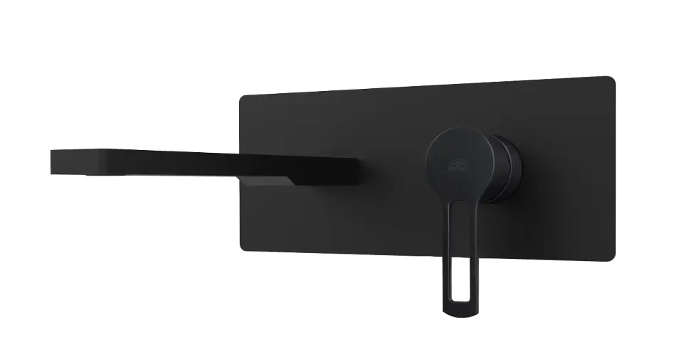 Paffoni Ringo - Waschtischarmatur-Unterputz, mit Einbaukörper, Schwarz matt RIN105NO