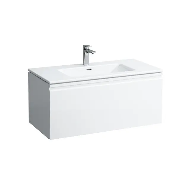 Levně Laufen Pro S - Skříňka s umyvadlem, 120x53x50 cm, 1 zásuvka, lesklá bílá H8609674751041