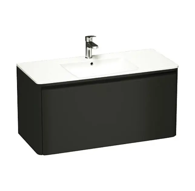 Laufen Pro S - Meuble avec lavabo, 120x53x50 cm, 1 tiroirs, wengé H8609674231041