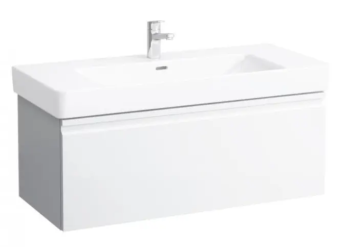 Levně Laufen Pro S - Umyvadlová skříňka, 101x45x39 cm, 1 zásuvka, matná bílá H4835520964631