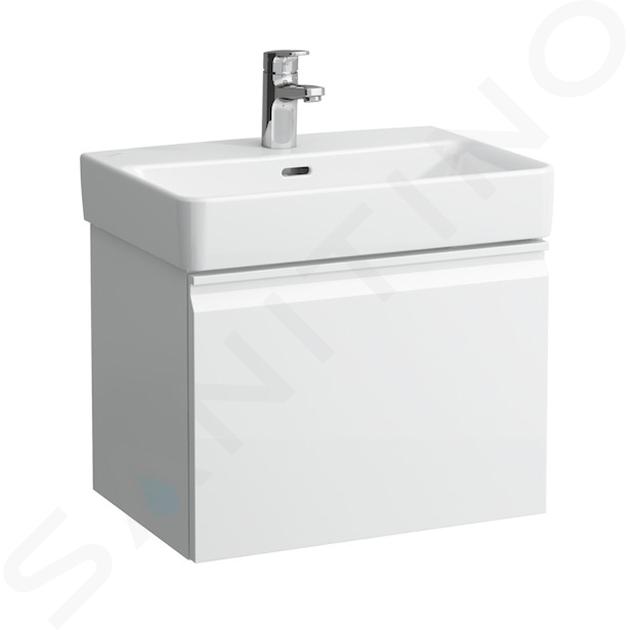 Laufen Pro S - Dulap bază pentru lavoar, 57x45x39 cm, 1 sertar, alb lucios H4833710964751