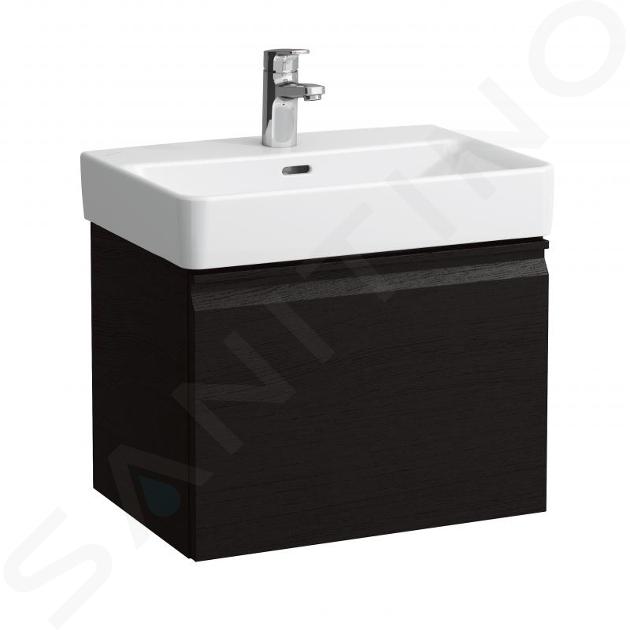 Laufen Pro S - Meuble pour lavabo, 57x45x39 cm, 1 tiroir, wengé H4833720964231