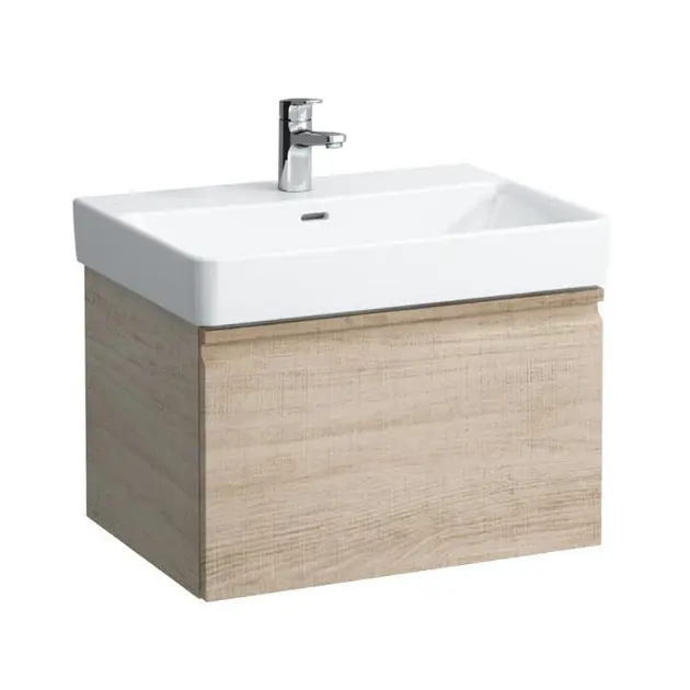 Laufen Pro S - Umyvadlová skříňka, 67x45x39 cm, 1 zásuvka, světlý dub H4834510964791