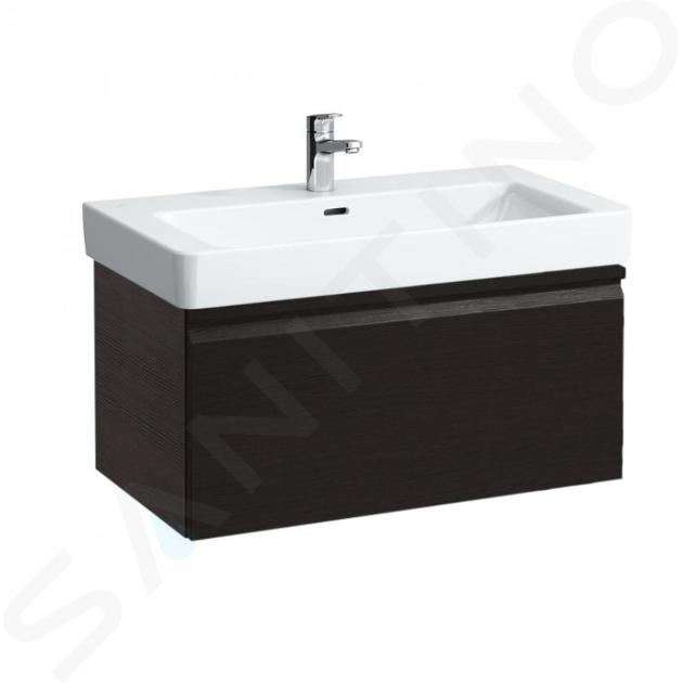 Laufen Pro S - Mobile lavabo, 81x45x39 cm, 1 cassetto, wengé H4835020964231