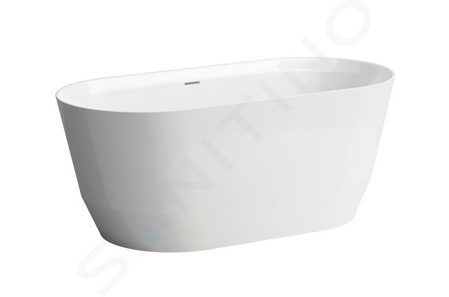 Laufen Pro - Bañera independiente 1500x700x590 mm, con juego de desagüe, blanco H2439520000001