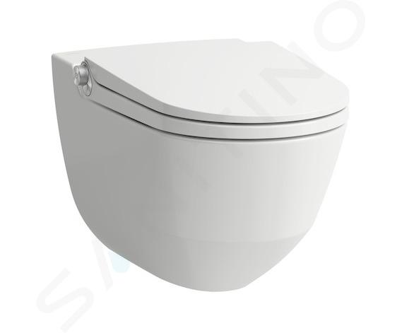 Laufen Cleanet Riva - Bidet elettronico con ceramica, senza bordo, SoftClose, bianco opaco H8206917570001