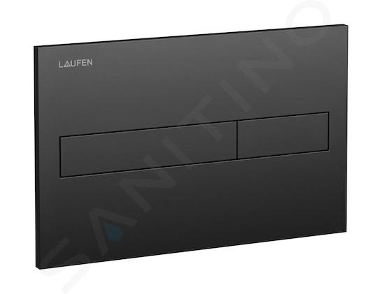 Laufen LIS - Plaque de déclenchement AW1, noir mat H8956617160001