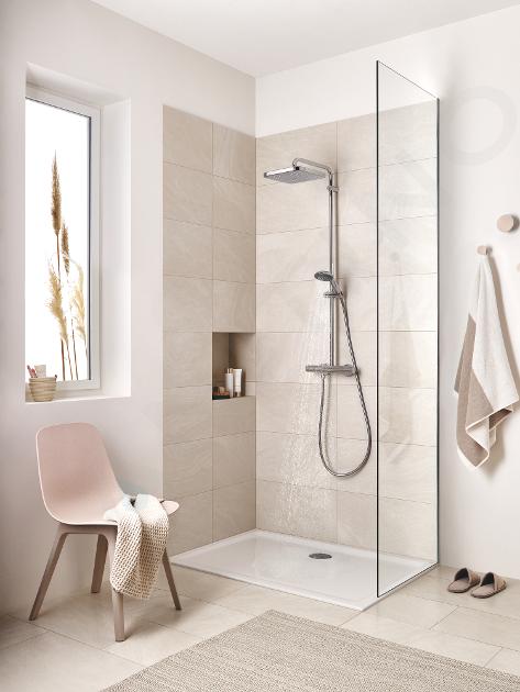 Conjunto de ducha monomando GROHE Clova 210 blanca