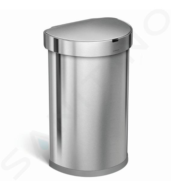 Simplehuman Coșuri - Coș fără atingere cu acționare prin mișcare, 45 l, inox periat ST2009